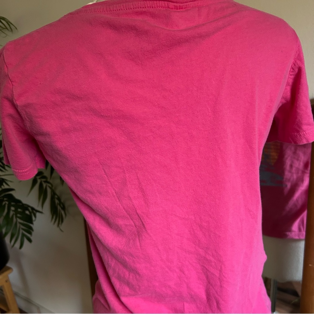 Vintage Foose T Shirt Women's M Pink Hot Rod Sunset Graphic Anvil 100% Cotton - Picture 8 of 8